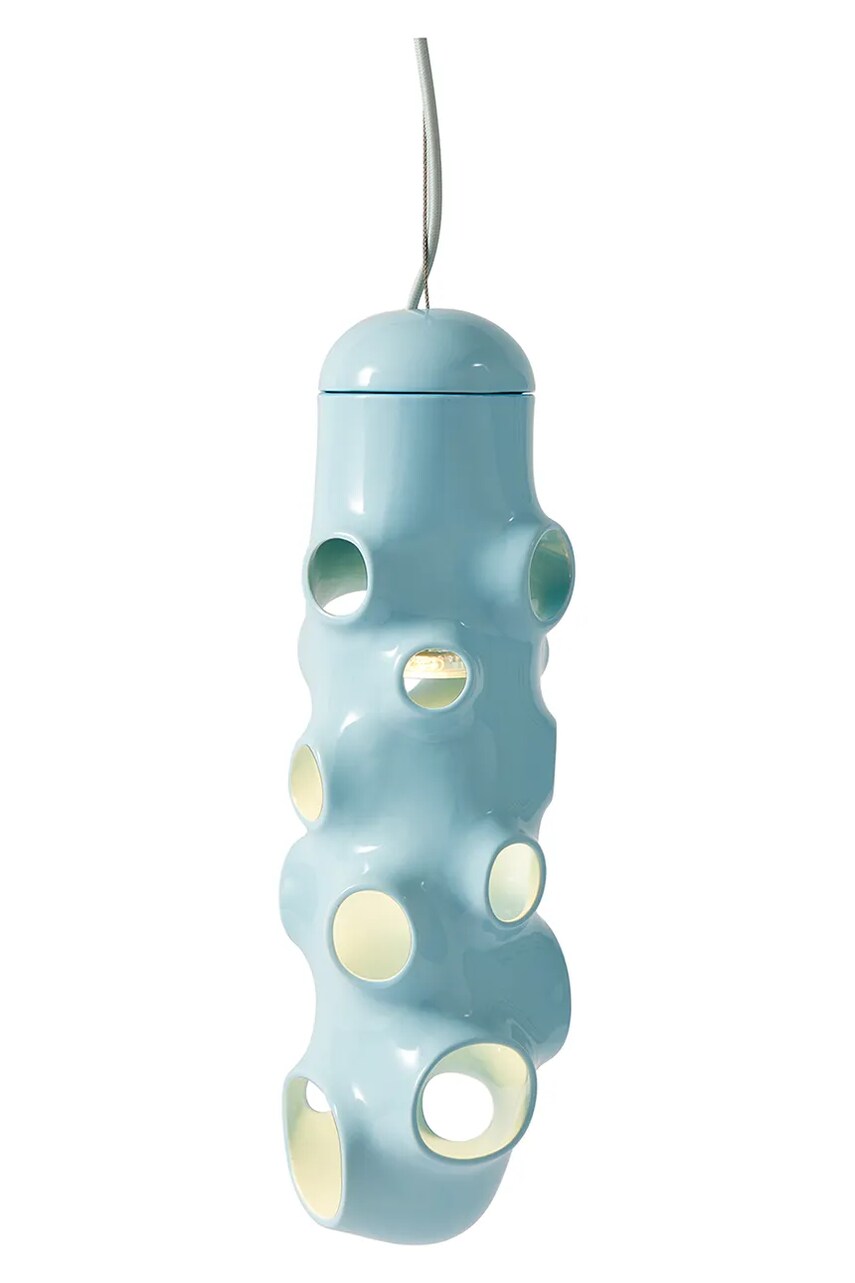 Levně Závěsná lampa Pols Potten modrá barva
