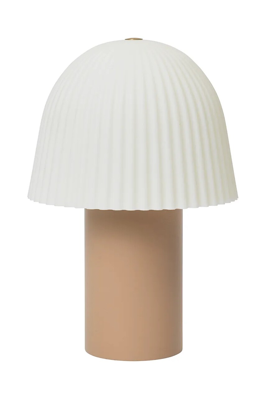 Levně Bezdrátová stolní LED lampa ferm LIVING Frill růžová barva