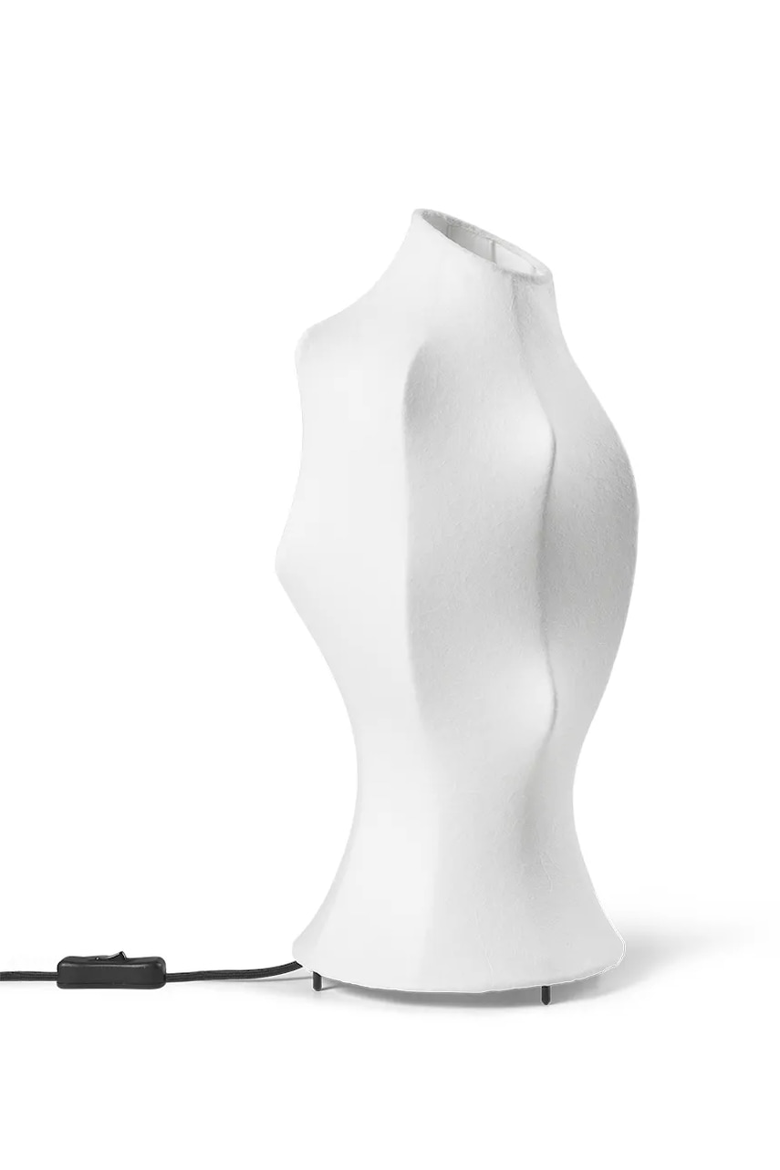 Stolní lampa ferm LIVING Dae bílá barva