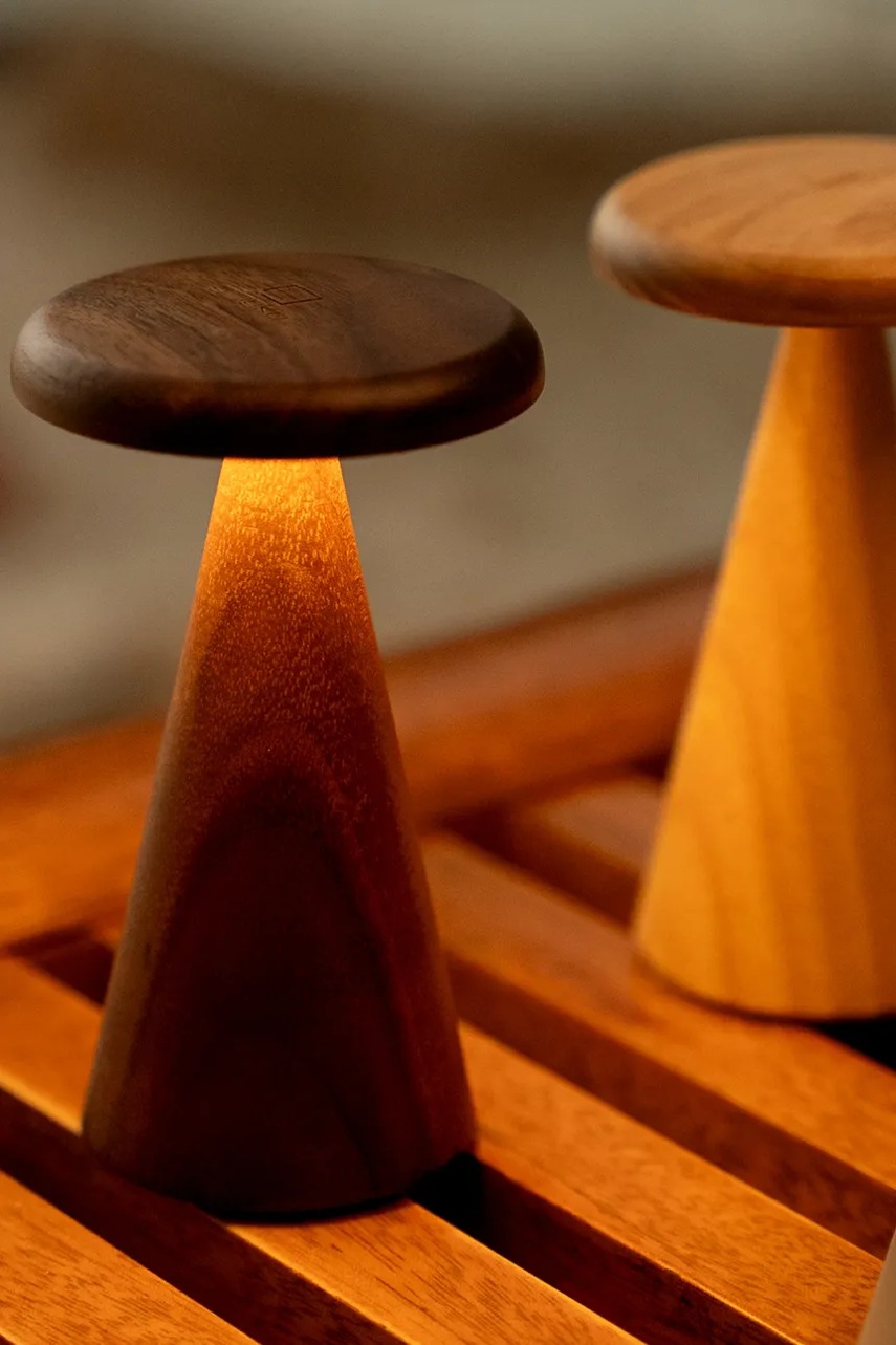 Ασύρματο επιτραπέζιο φωτιστικό led Gingko Design Sylva Small 14 cm φωτογραφία