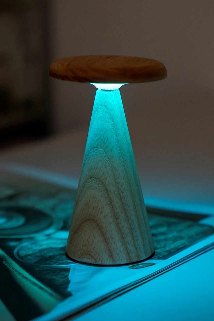 Bezdrátová stolní LED lampa Gingko Design Sylva Mini 14 cm