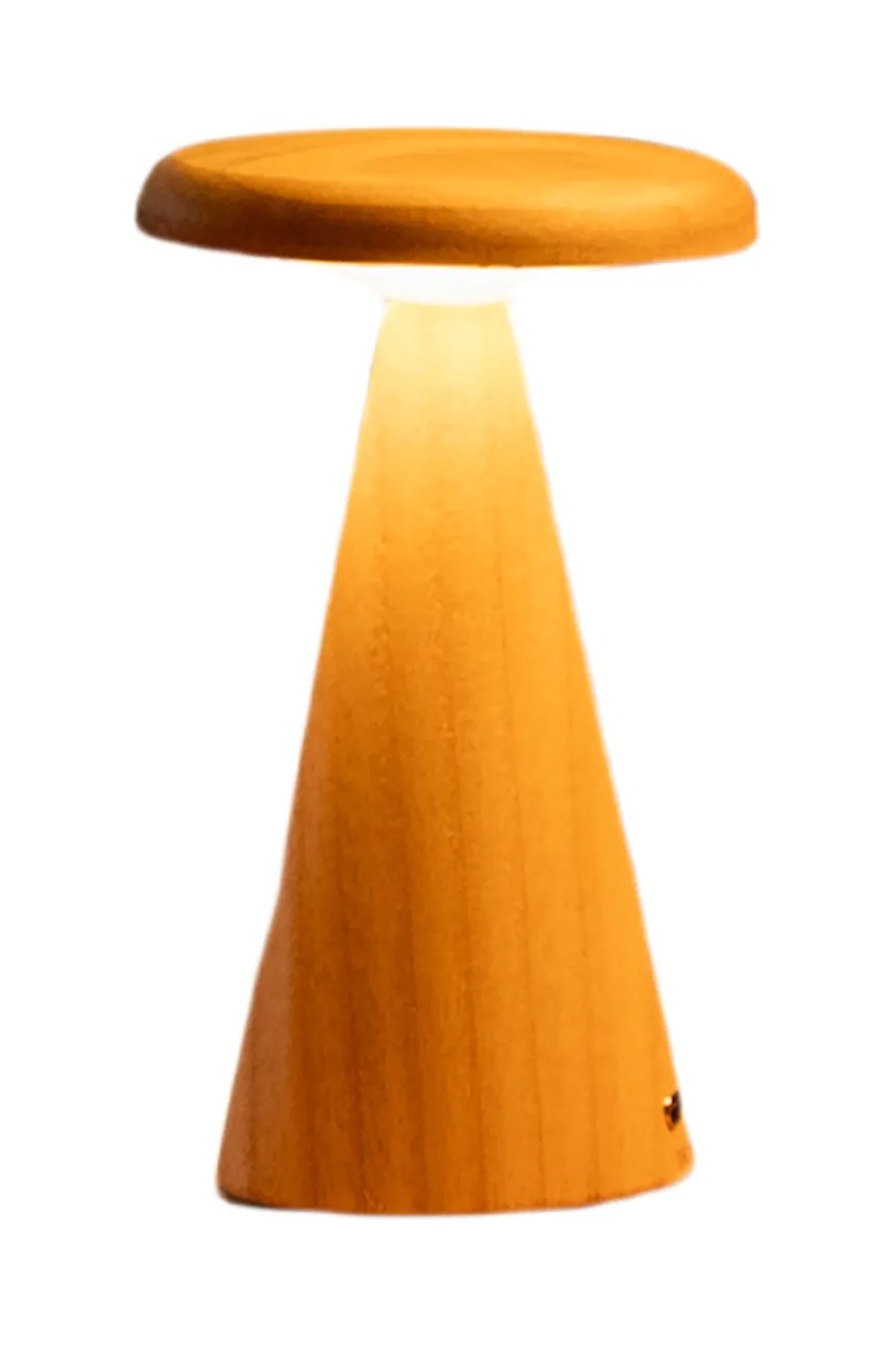 Настольная беспроводная led лампа Gingko Design Sylva Mini 14 cm цвет бежевый