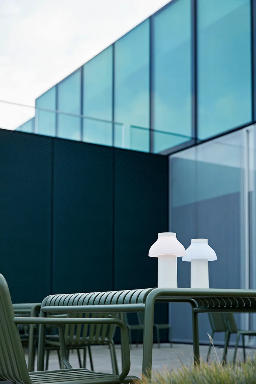 Ασύρματο επιτραπέζιο φωτιστικό led HAY PC 14 x 14 x 22 cm χρώμα: άσπρο φωτογραφία