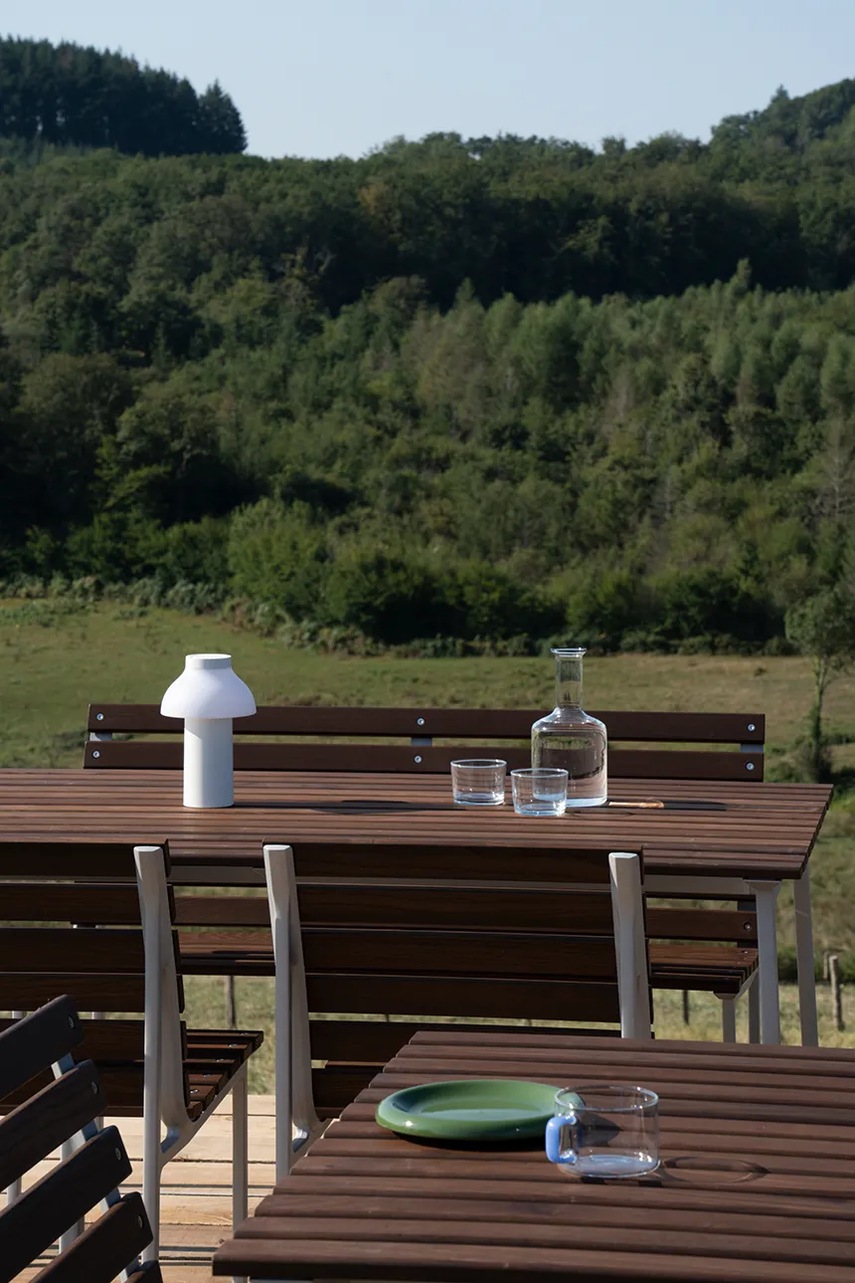 Ασύρματο επιτραπέζιο φωτιστικό led HAY PC 14 x 14 x 22 cm χρώμα: άσπρο φωτογραφία