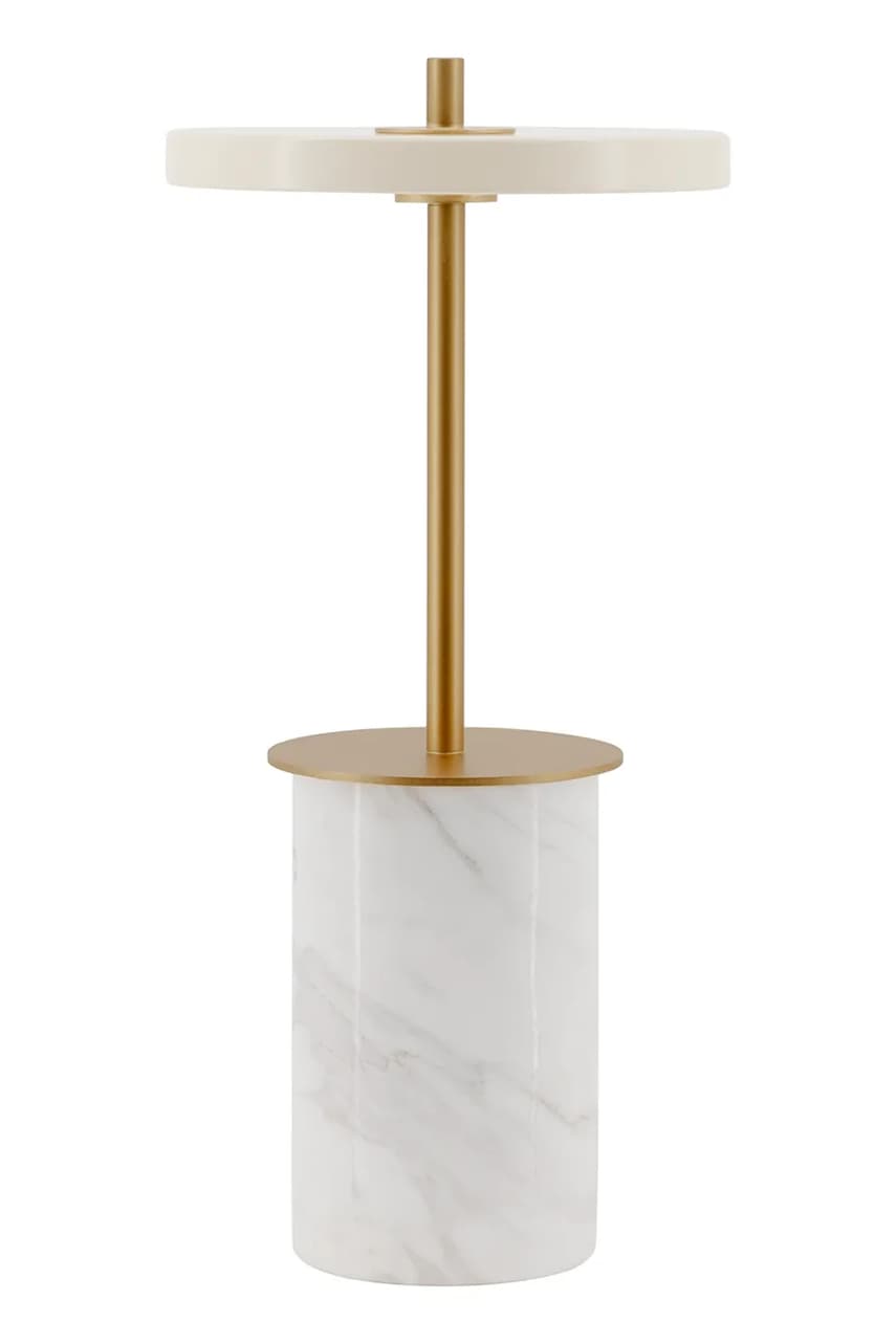 Umage lampă de masă led fără fir Asteria Move Mini 25,5 cm culoarea alb