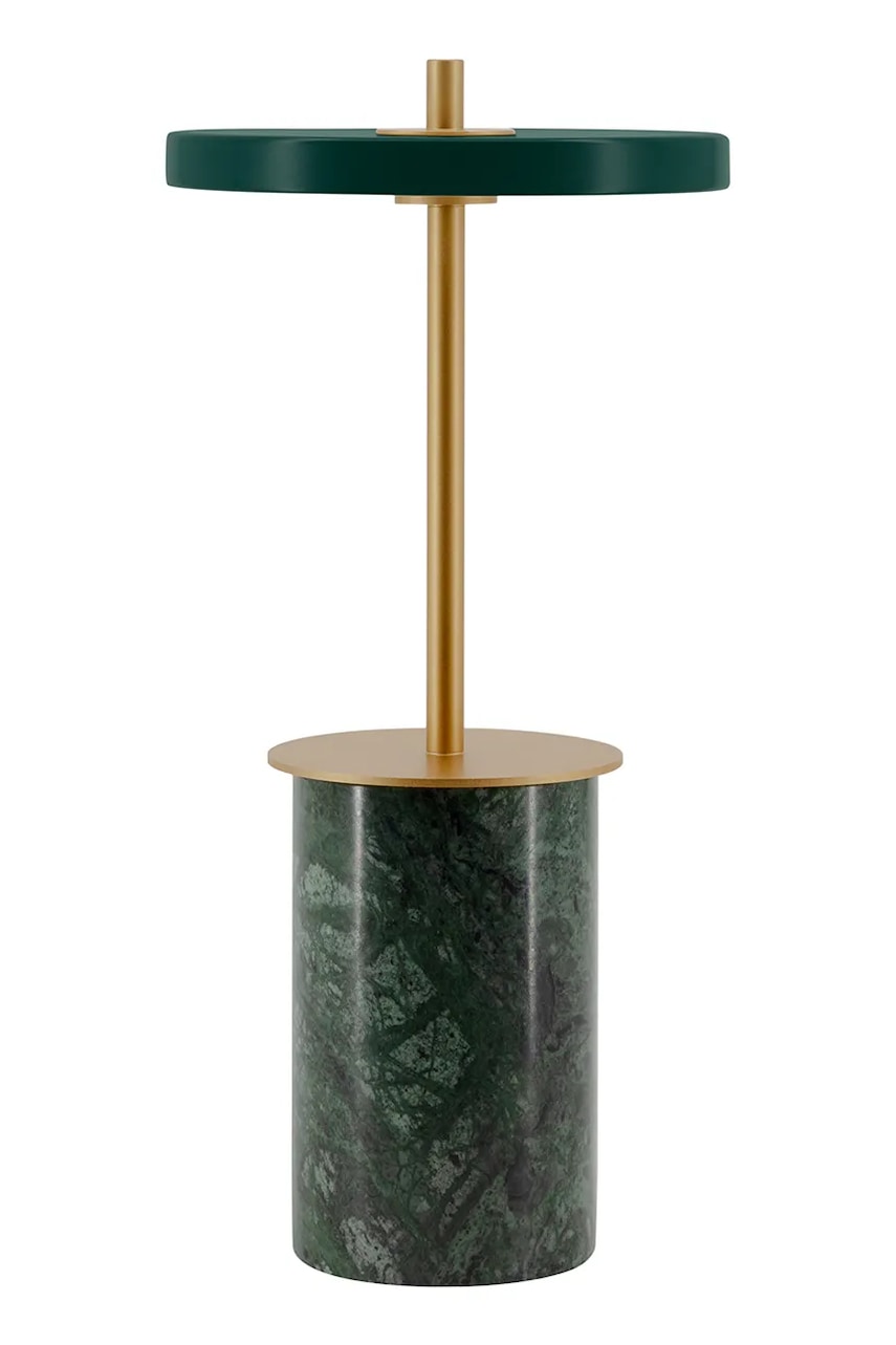 Umage lampă de masă led fără fir Asteria Move Mini 25,5 cm culoarea turcoaz