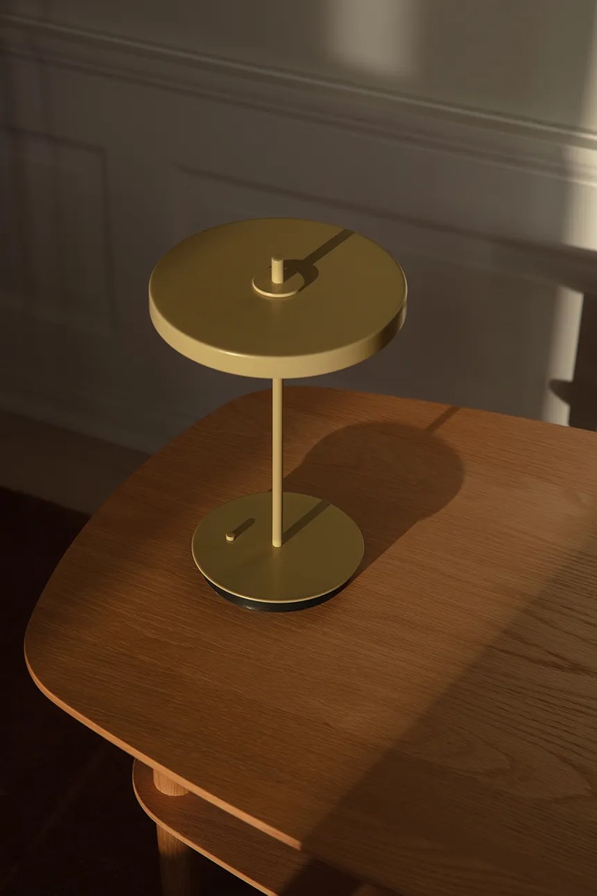 Ασύρματο επιτραπέζιο φωτιστικό led Umage Asteria Move 30,6 cm χρώμα: κίτρινο φωτογραφία