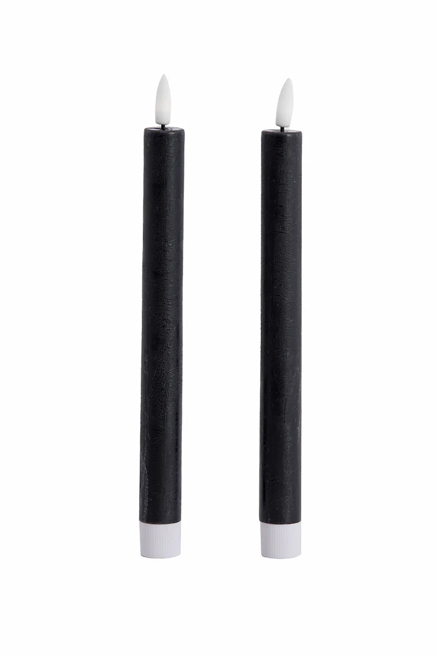 Light & Living set de lumânări led Alira 22 cm 2-pack culoarea negru