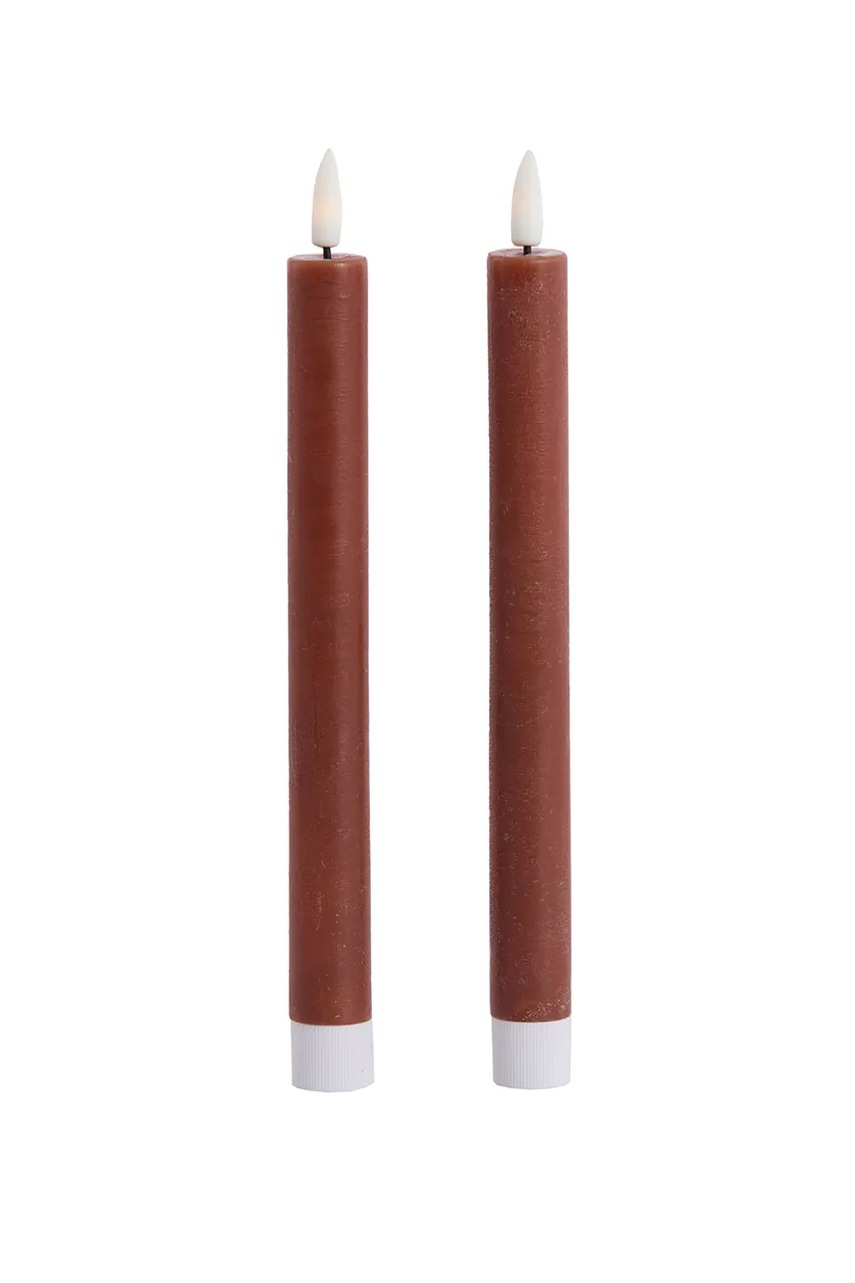 Light & Living set de lumânări led Alira 22 cm 2-pack culoarea roșu
