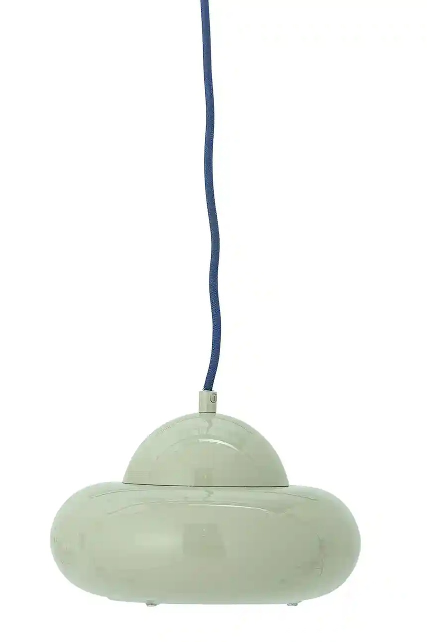 Levně Závěsná lampa Bloomingville Bubble 22 x 13 cm béžová barva