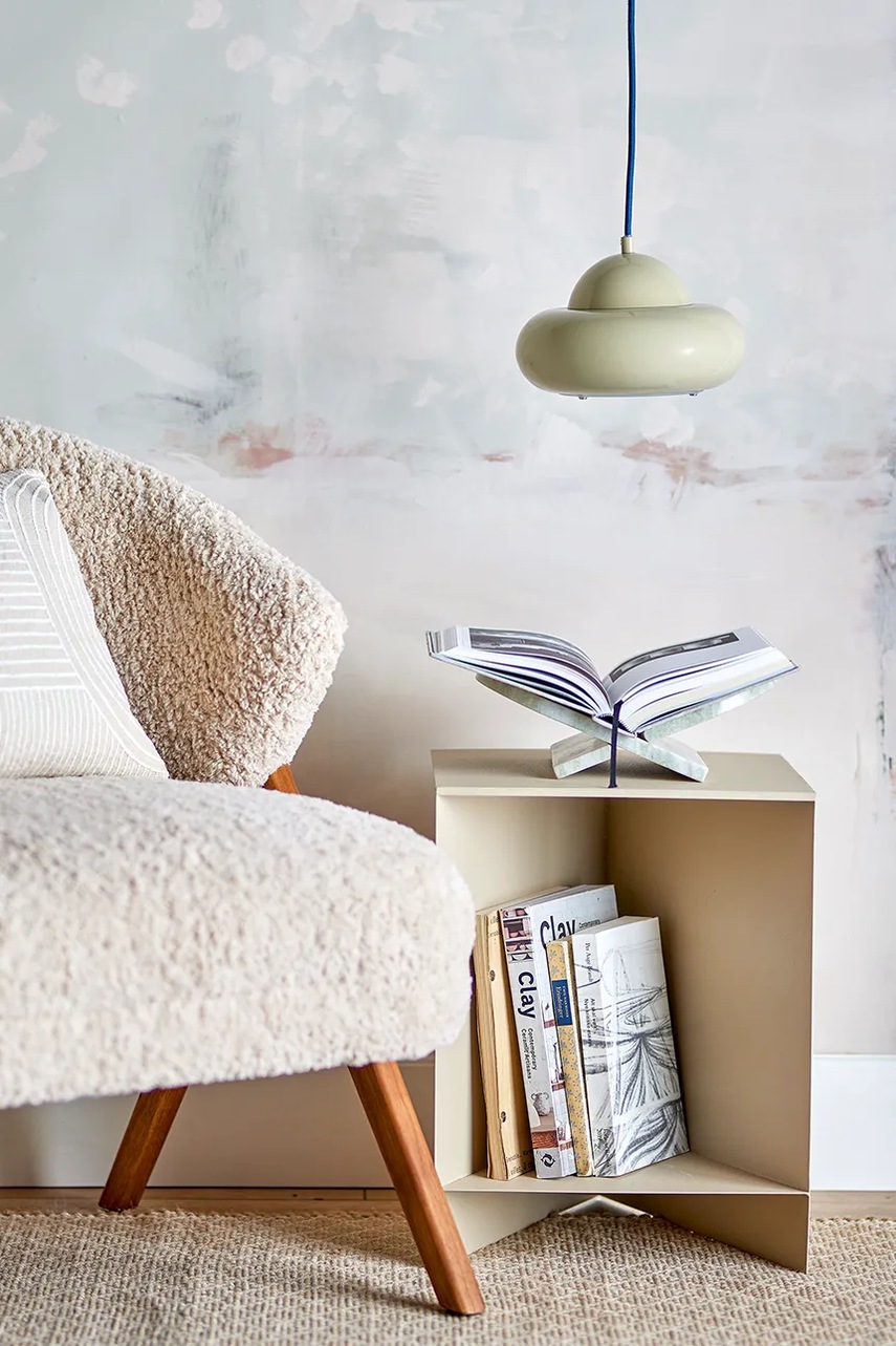 Κρεμαστό φωτιστικό Bloomingville Bubble 22 x 13 cm χρώμα: μπεζ φωτογραφία