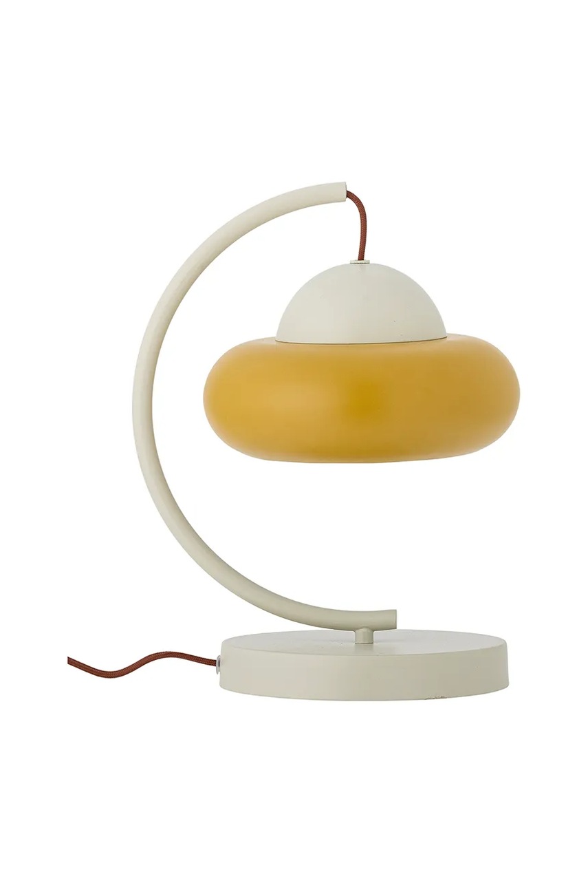 Levně Stolní lampa Bloomingville Bubble 27 x 34,5 x 27 cm žlutá barva
