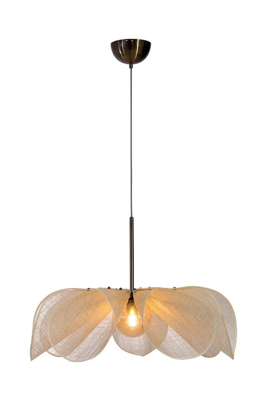 Markslöjd lampă suspendată Styrka 75 cm culoarea bej