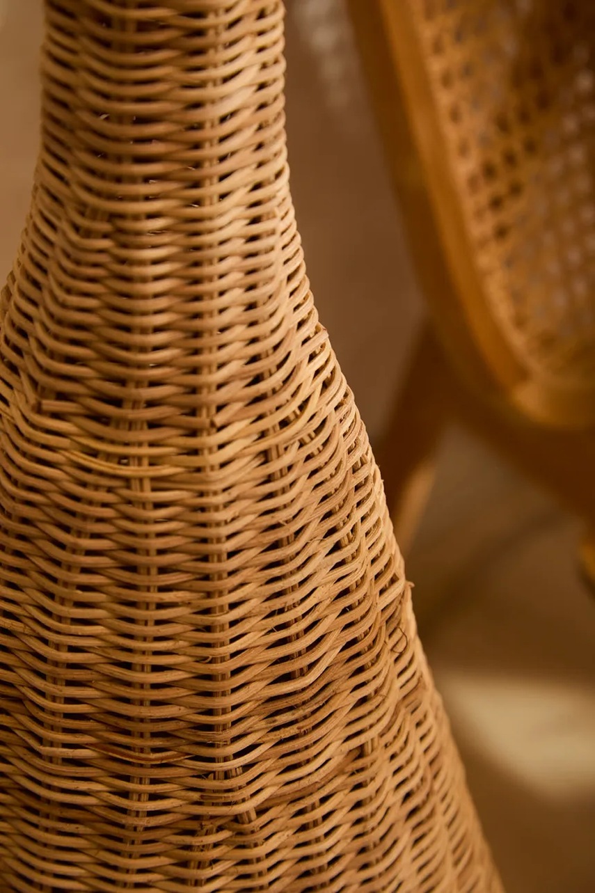 Αμπαζούρ για φωτιστικό δαπέδου Calma House Salakot 31 x 120 cm χρώμα: μπεζ φωτογραφία