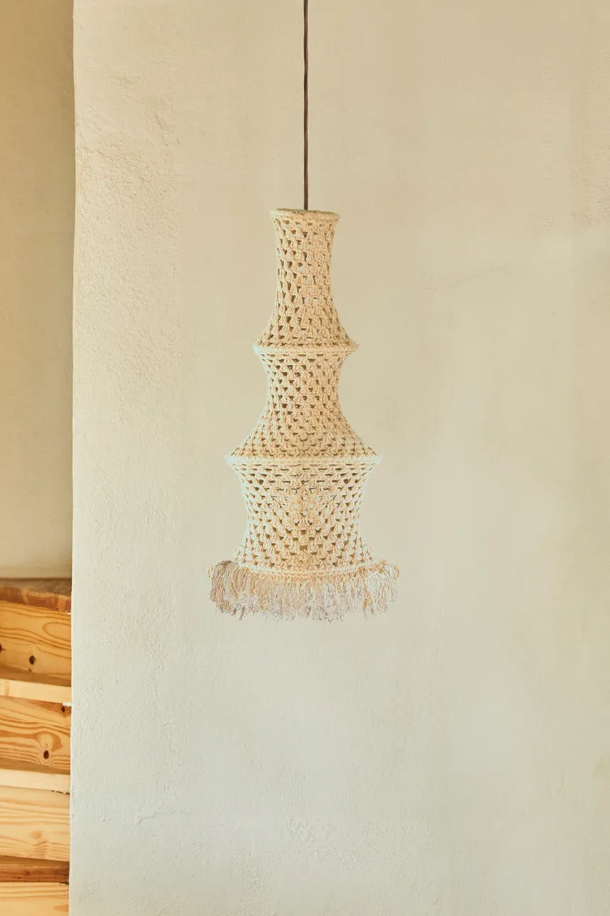 Αμπαζούρ για κρεμαστό φωτιστικό Calma House Pleko 30 x 80 cm φωτογραφία