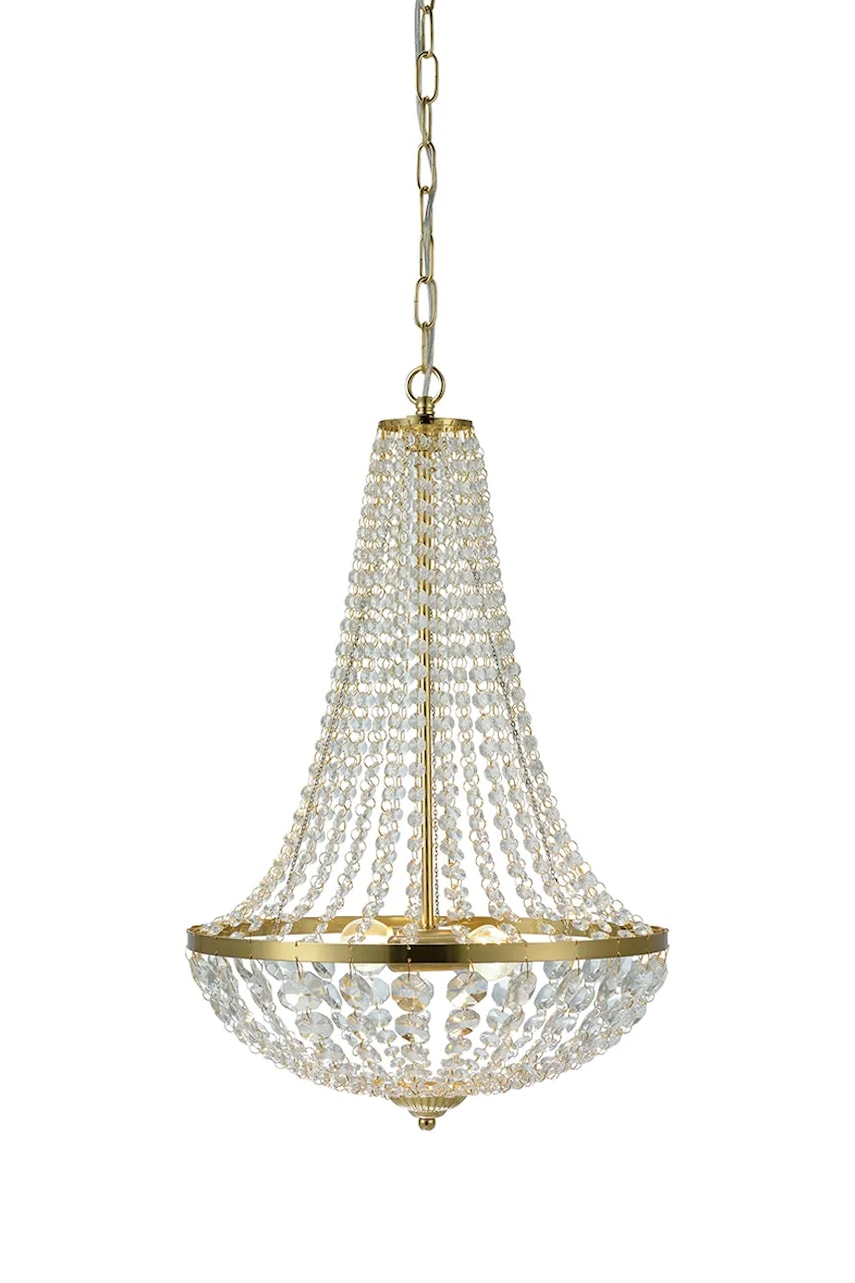 Markslöjd lampa wisząca ze szkła kryształowego 55 x 40 x 40 cm