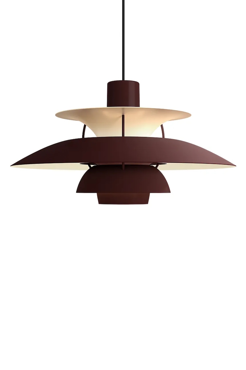 Louis Poulsen lampa wisząca z metalu PH 5