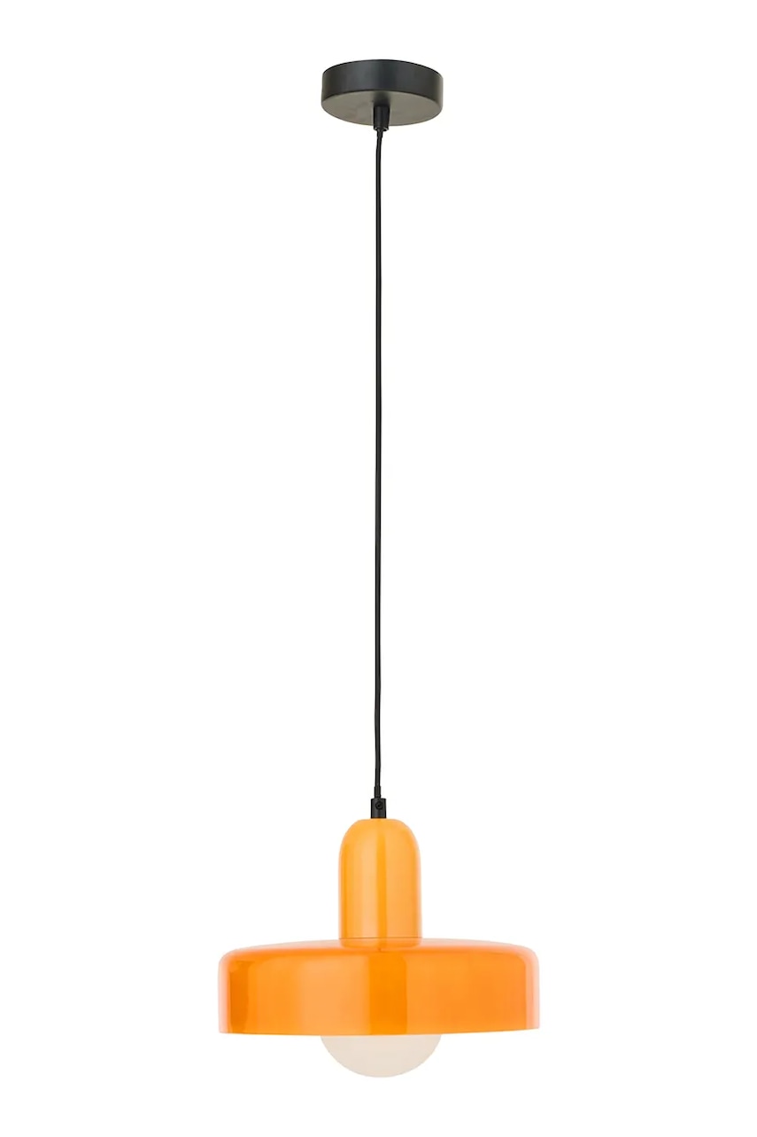 E-shop J-Line závěsná lampa z barevného skla 25 x 25 x 23 cm
