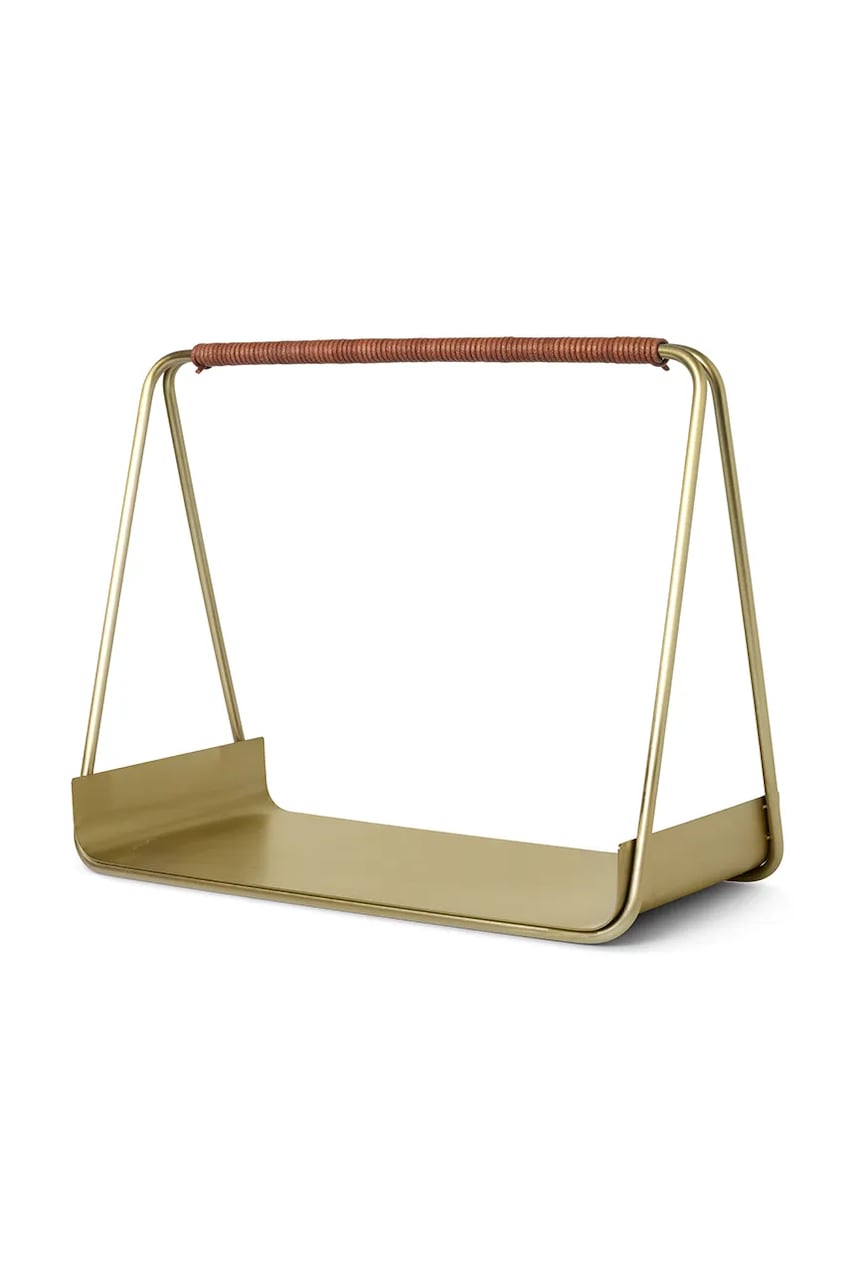 Корзина для дров ferm LIVING Port Wood Basket цвет жёлтый Корзина для дров ferm LIVING Port Wood Basket цвет жёлтый