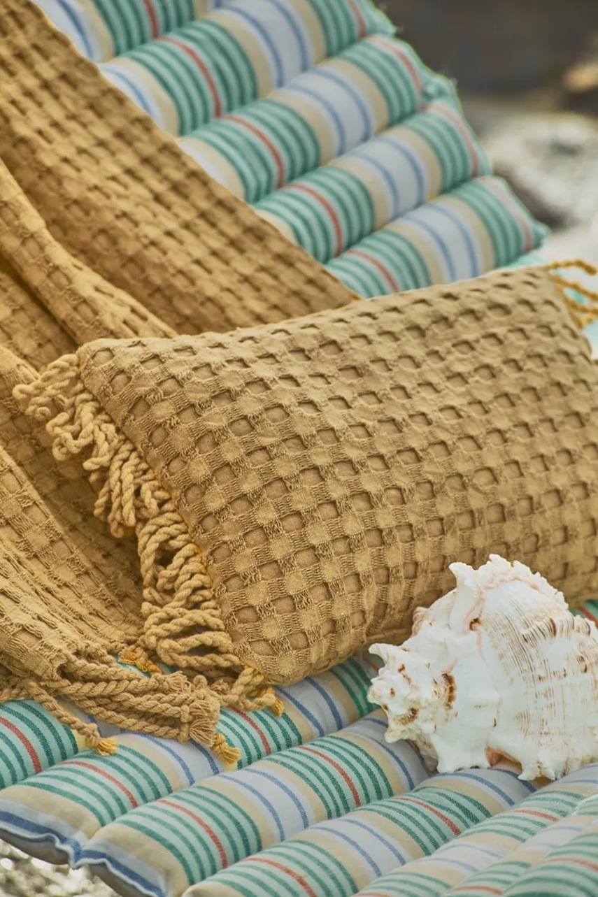 Μαξιλάρι Calma House 20x30 cm χρώμα: κίτρινο φωτογραφία