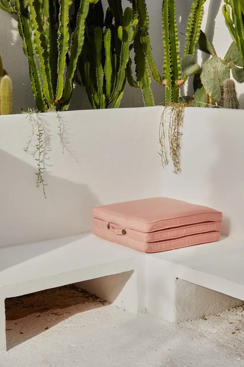 Μαξιλάρι δαπέδου Cloud χρώμα: ροζ φωτογραφία