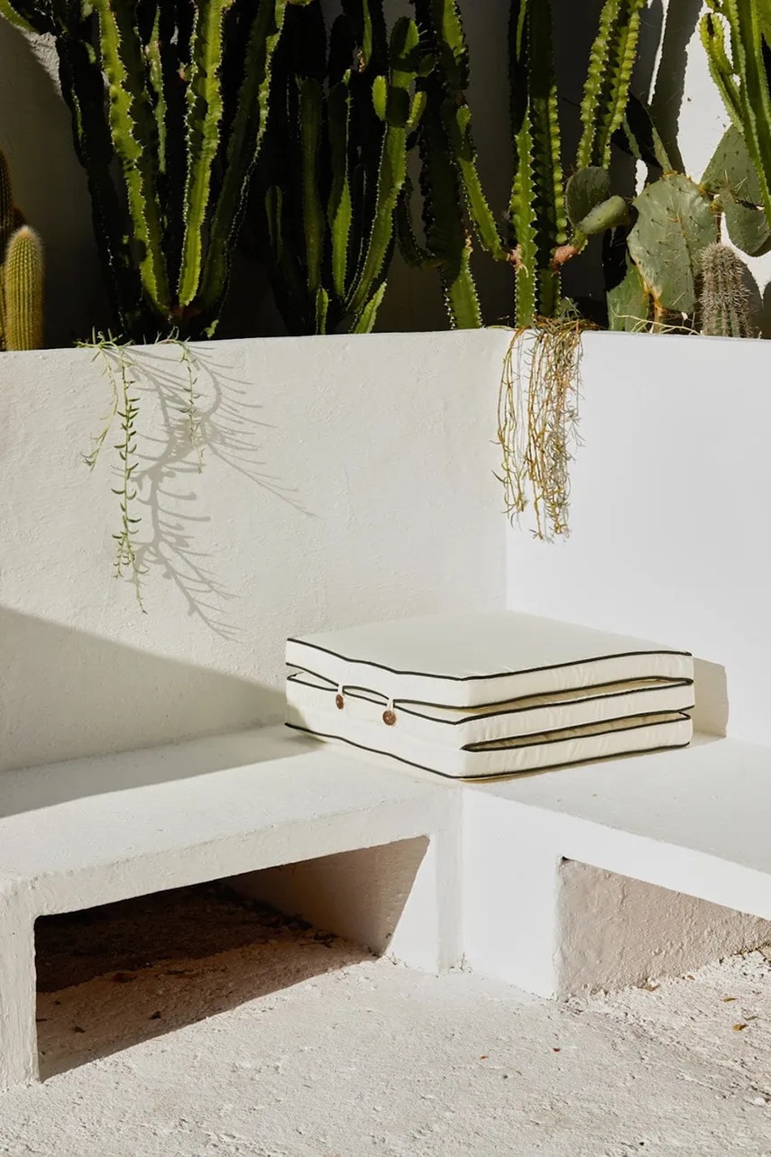 Μαξιλάρι δαπέδου Cloud χρώμα: μπεζ φωτογραφία