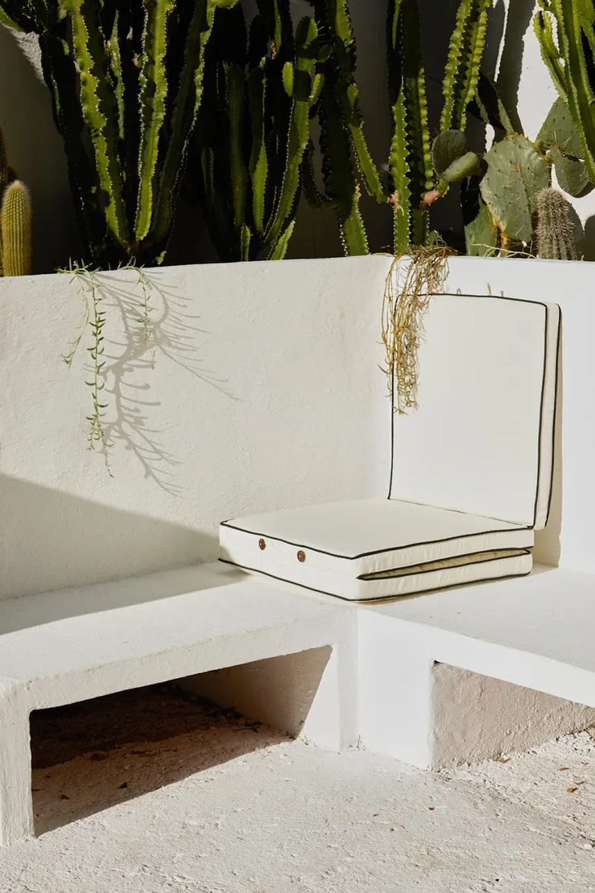 Μαξιλάρι δαπέδου Cloud χρώμα: μπεζ φωτογραφία