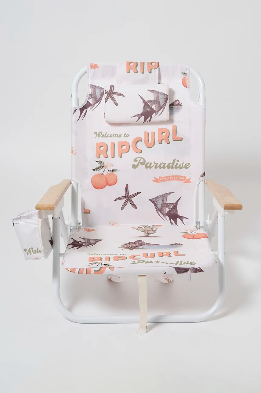 SunnyLife scaun de plajă Welcome to Paradise Chalk x Rip Curl culoarea bej SunnyLife scaun de plajă Welcome to Paradise Chalk x Rip Curl culoarea bej
