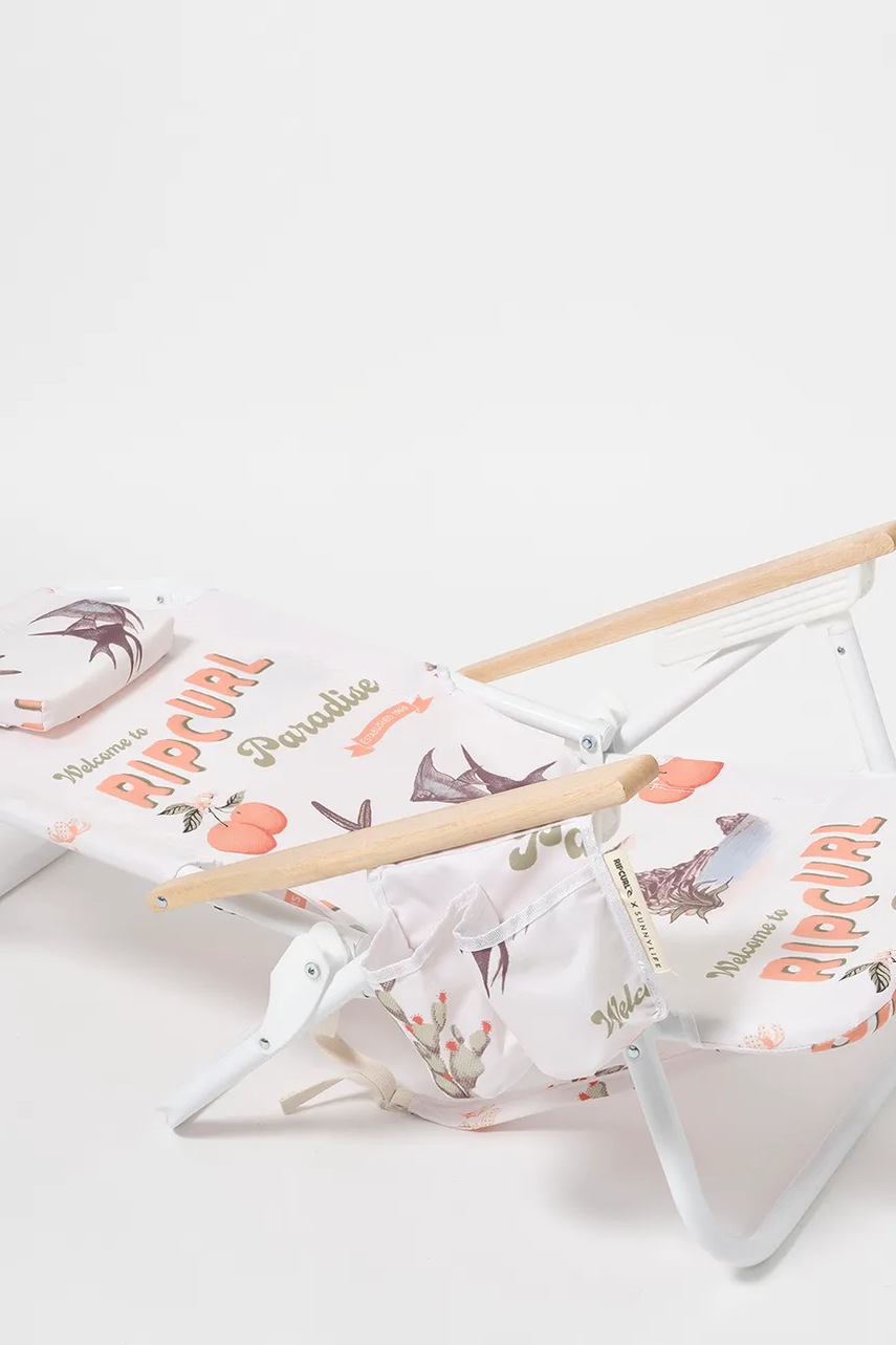 Καρέκλα θαλάσσης SunnyLife Welcome to Paradise Chalk x Rip Curl χρώμα: μπεζ φωτογραφία