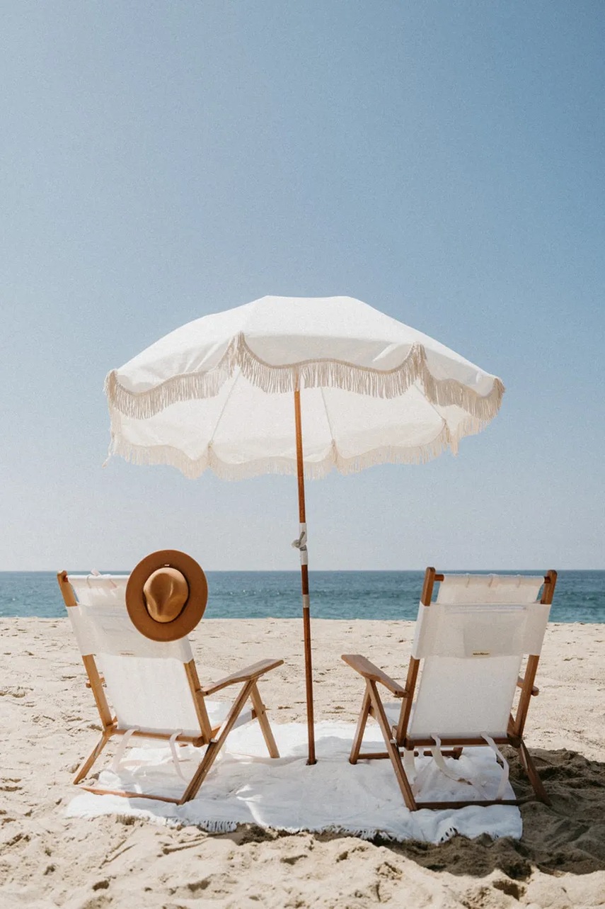 Ομπρέλα κήπου Business & Pleasure Co. Antique White φωτογραφία