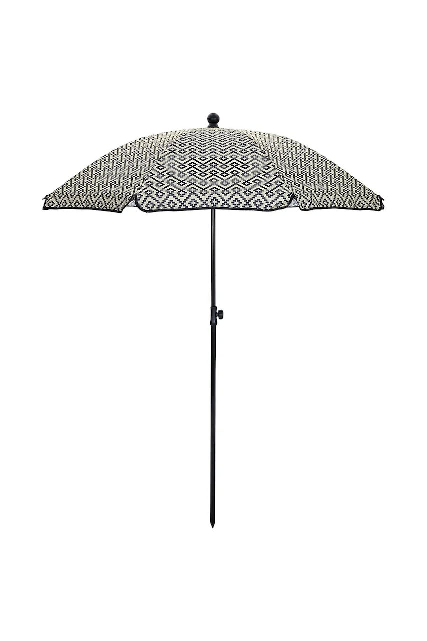 House Doctor umbrelă de grădină HDBlock 185 cm culoarea negru