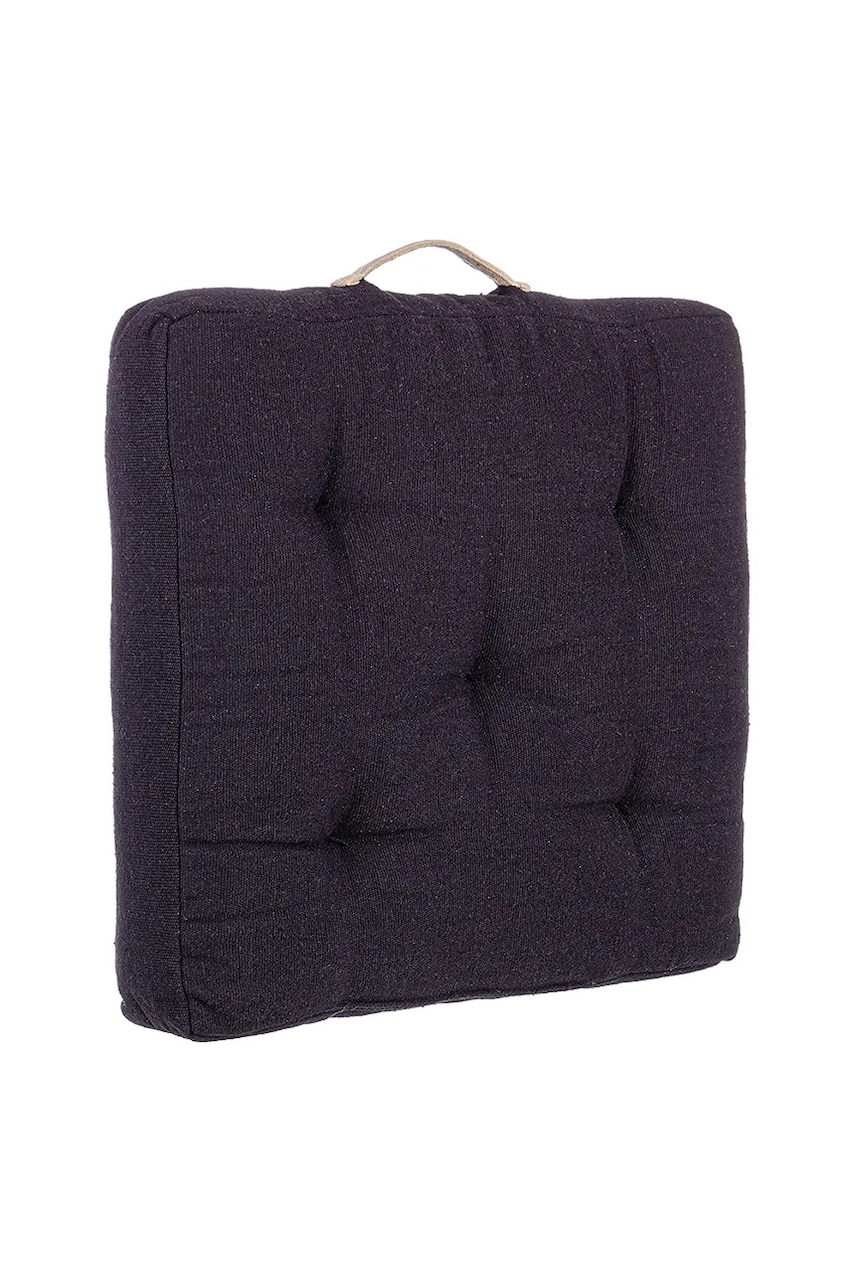 Bizzotto pernă de podea Mayuri 60 x 60 x 10 cm culoarea negru