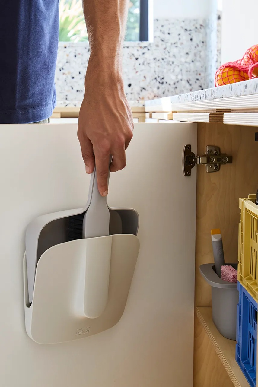 Σκουπάκι με φαράσι Joseph Joseph Cleantech 22 x 12 cm φωτογραφία