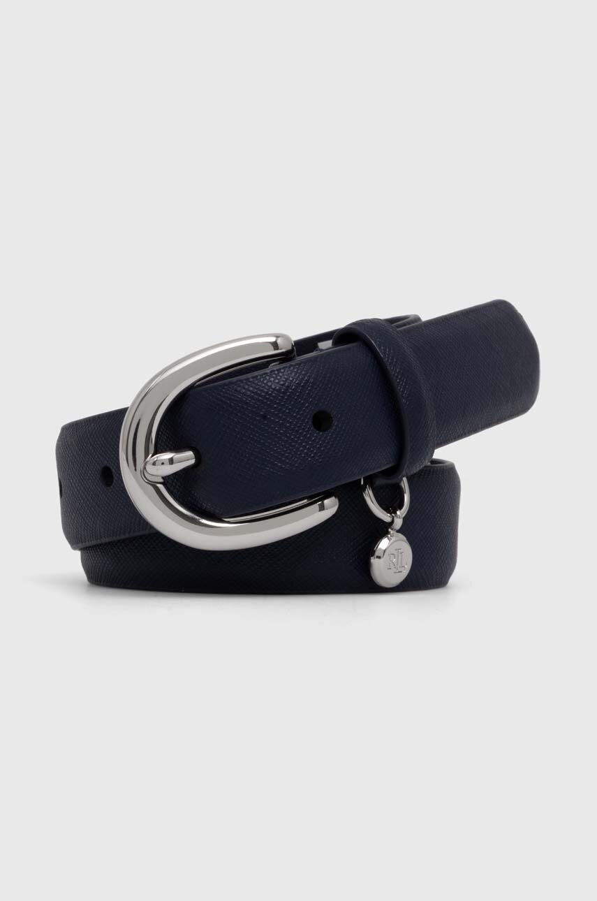 

Кожен колан Lauren Ralph Lauren дамски в кафяво 412802952, Тъмносин
