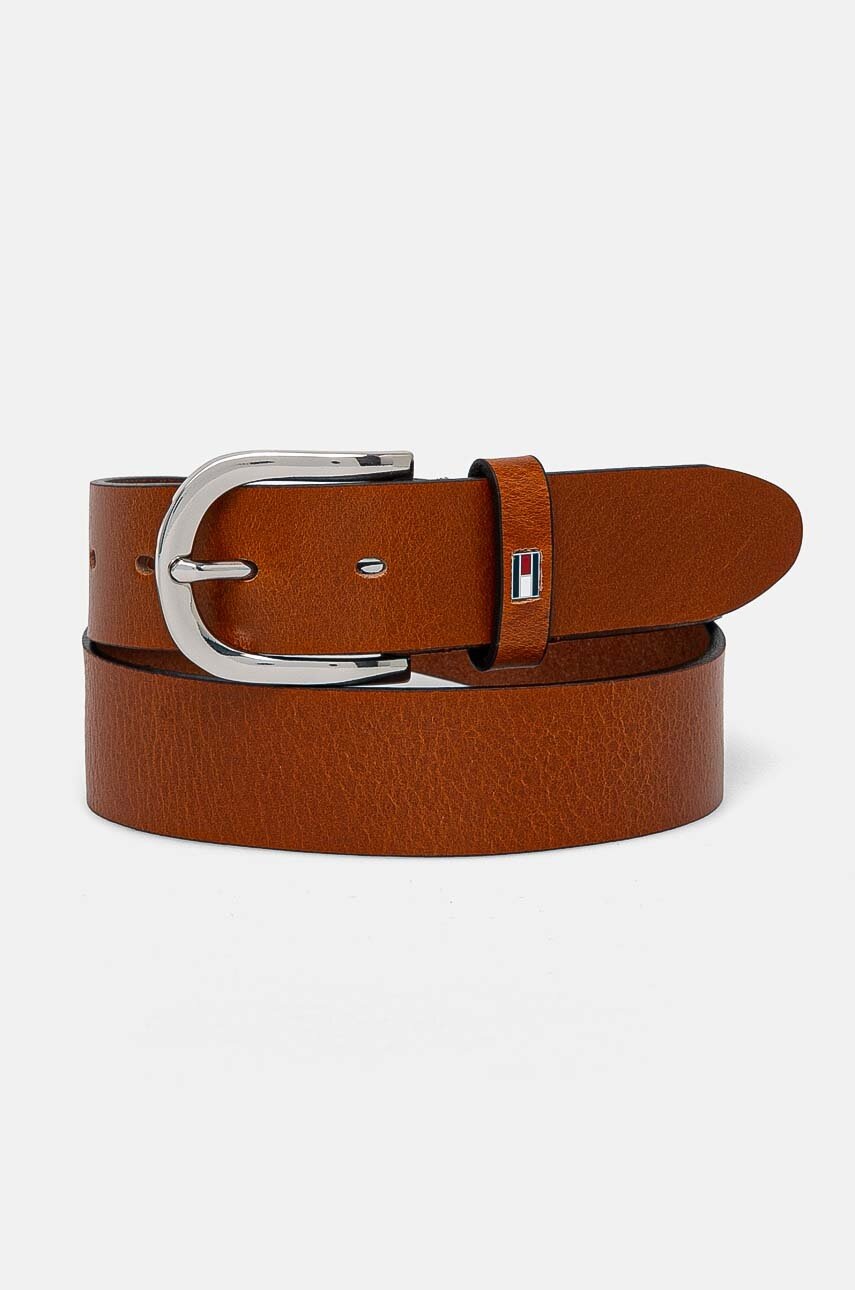 

Кожен колан Tommy Hilfiger дамски в червено, Кафяв