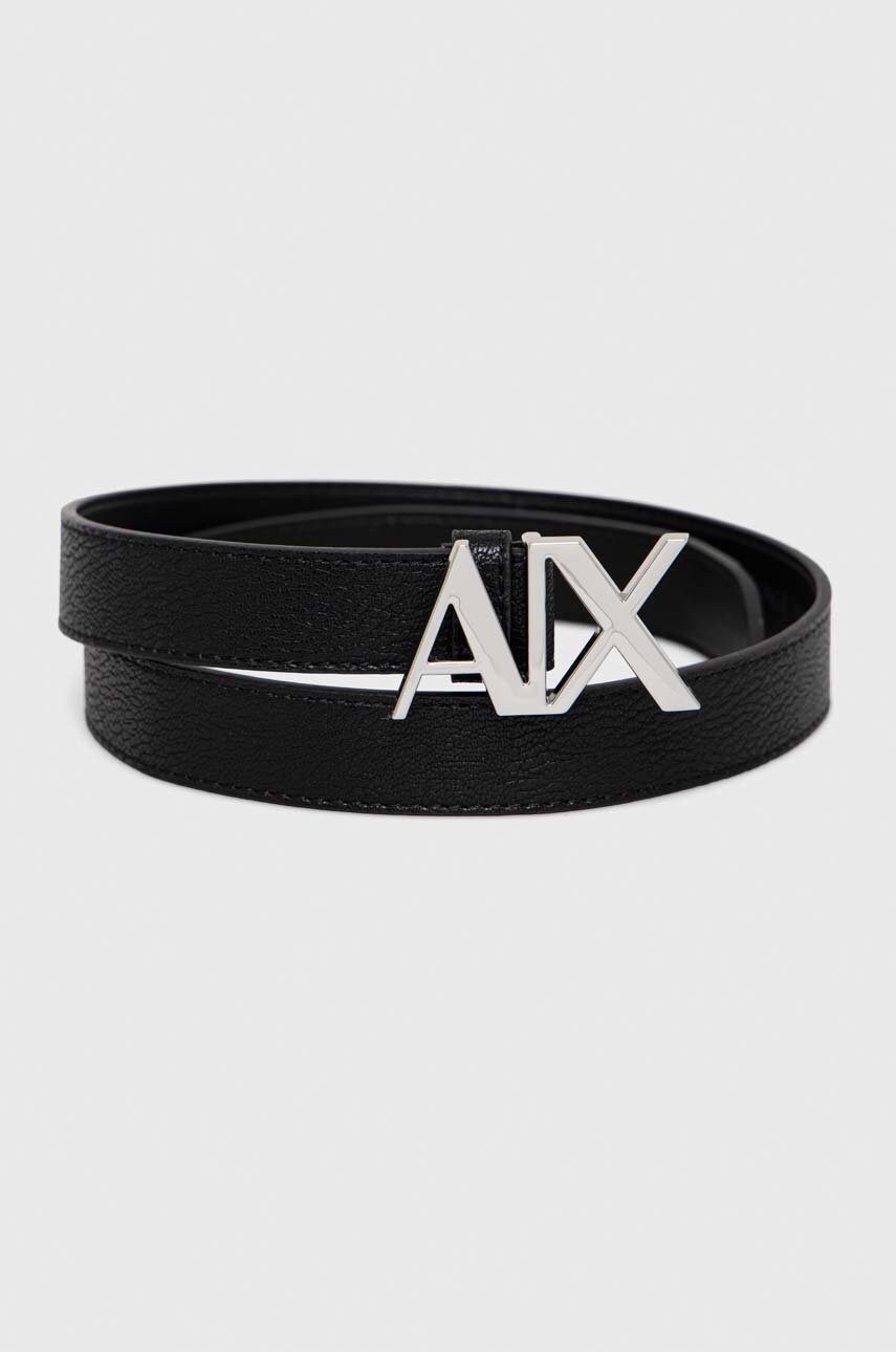 

Ремень Armani Exchange женский цвет чёрный