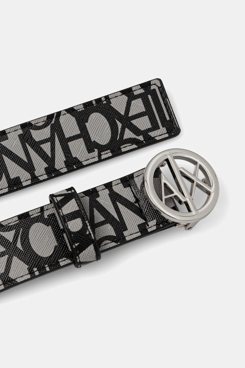 Ремень Armani Exchange женский цвет чёрный