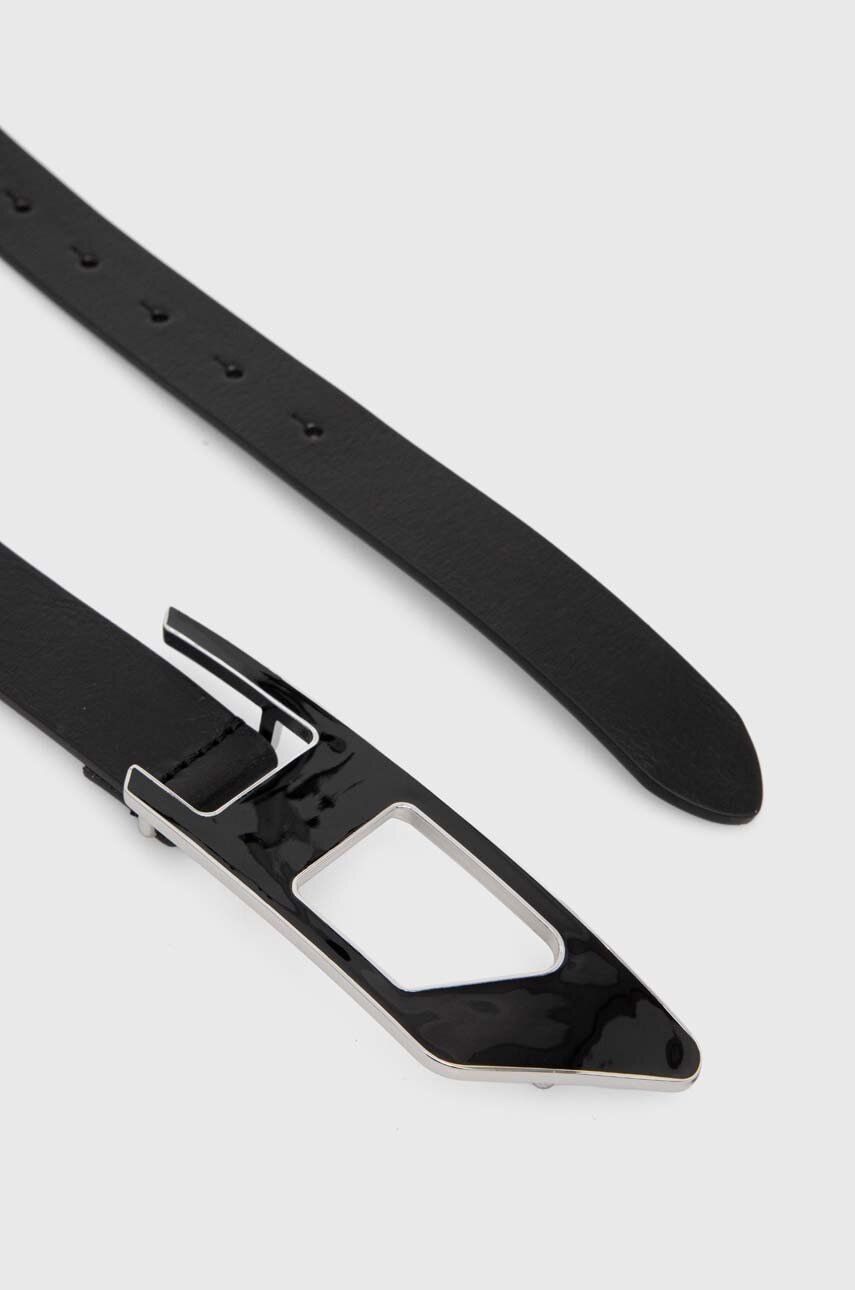 Kožený opasok Diesel D LOGO B-DLOGO II BELT