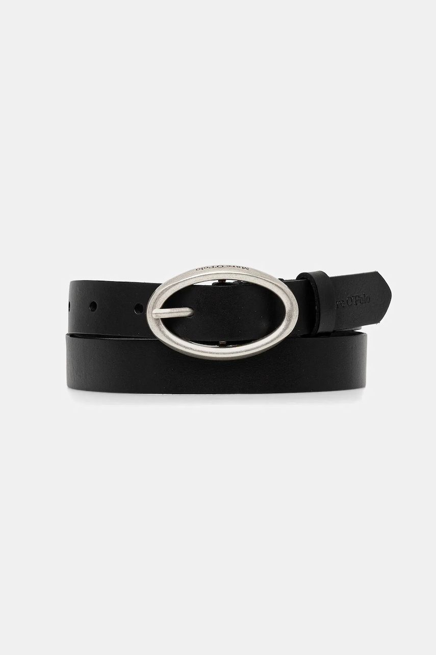 Marc O'Polo curea de piele culoarea negru, B0119509501111