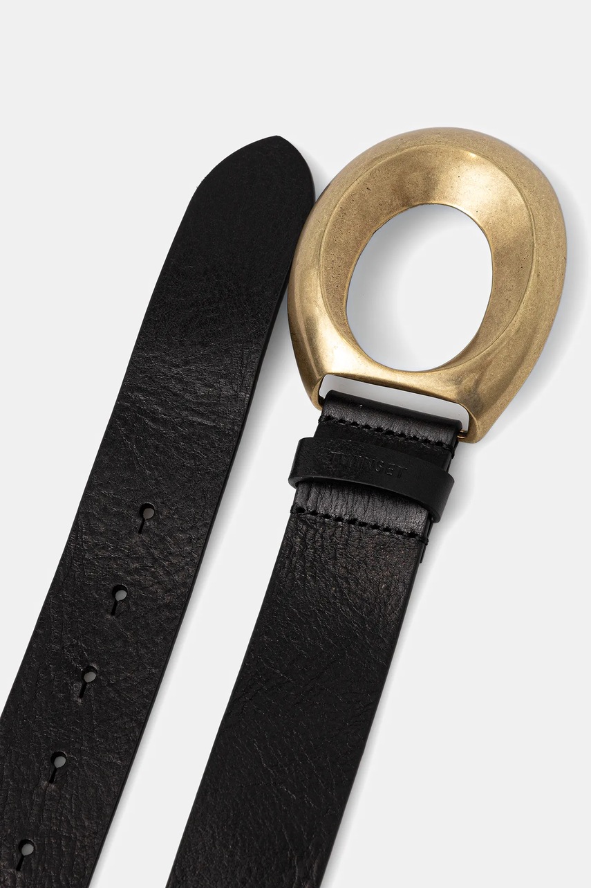 Кожаный ремень Twinset цвет чёрный 252TS5BBB