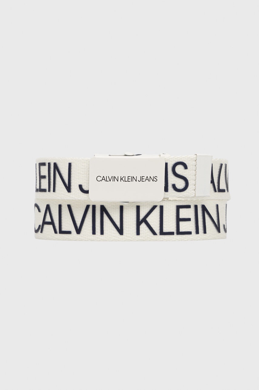 

Детски колан Calvin Klein Jeans в бяло, Бял