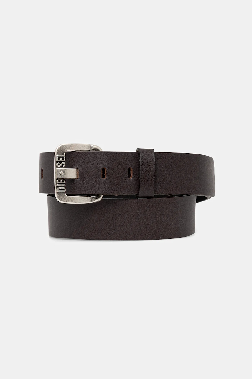 Diesel curea de piele B-STAR II BELT culoarea negru, X08881.P1913