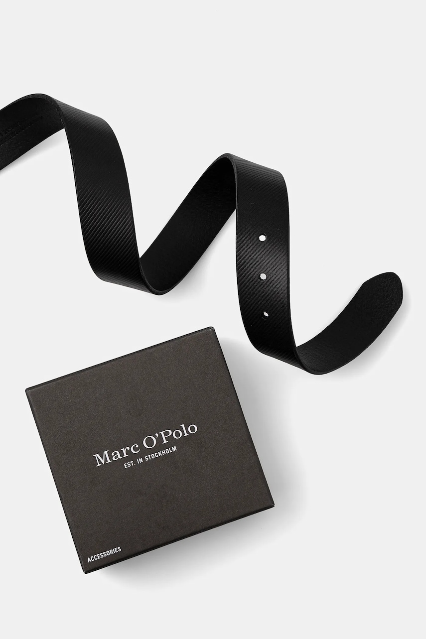 Кожаный ремень Marc OPolo мужской цвет чёрный B0129519509111 Кожаный ремень Marc OPolo мужской цвет чёрный B0129519509111