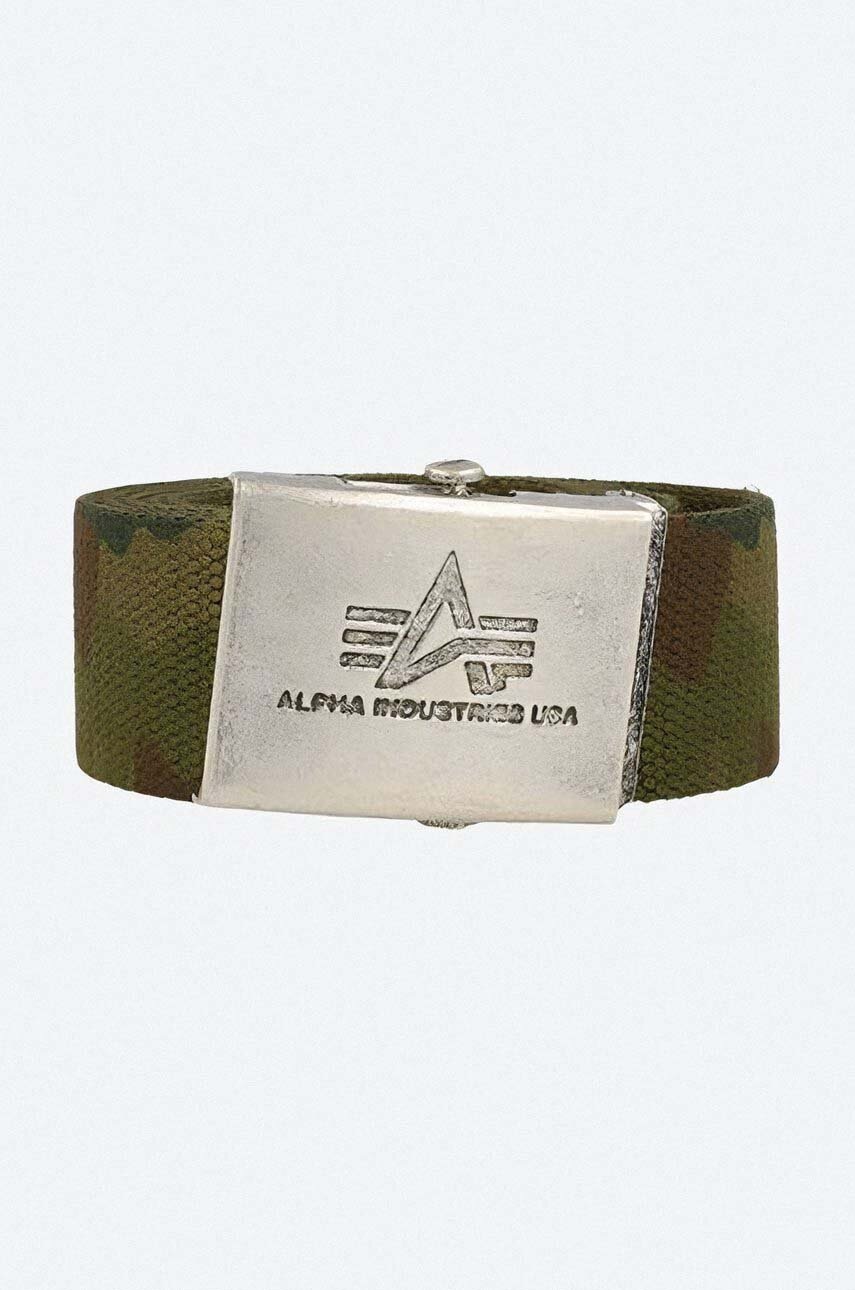 Alpha Industries curea Heavy Duty Belt culoarea verde 100906.12-green