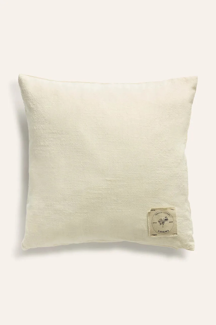 Calma House față de pernă din bumbac Gavema 45 x 45 cm culoarea bej