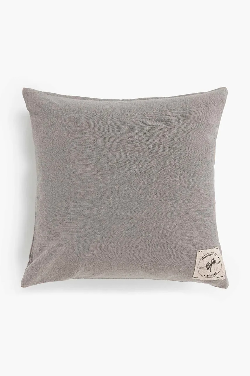 Calma House față de pernă din bumbac Gavema 45 x 45 cm culoarea gri Calma House față de pernă din bumbac Gavema 45 x 45 cm culoarea gri