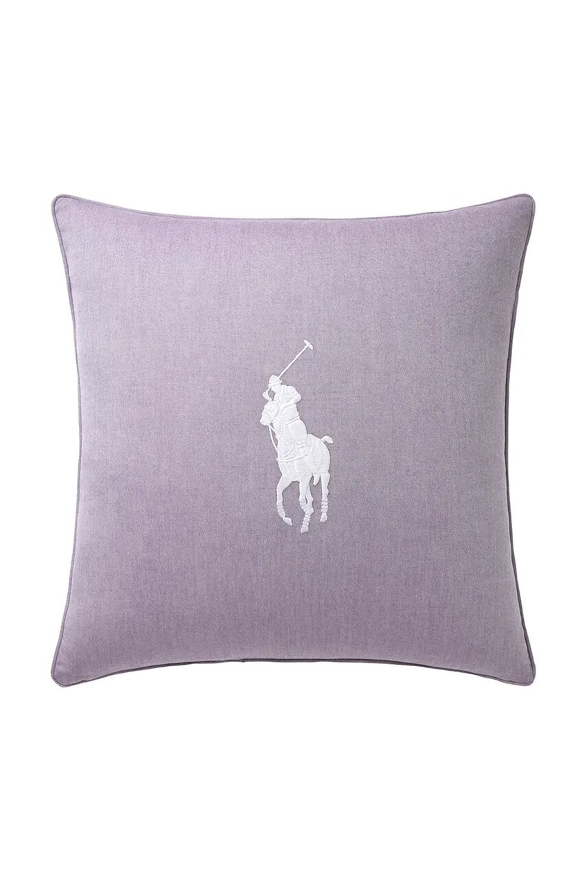 Levně Povlak na polštář Ralph Lauren OXFORD Chalet 50 x 50 cm fialová barva