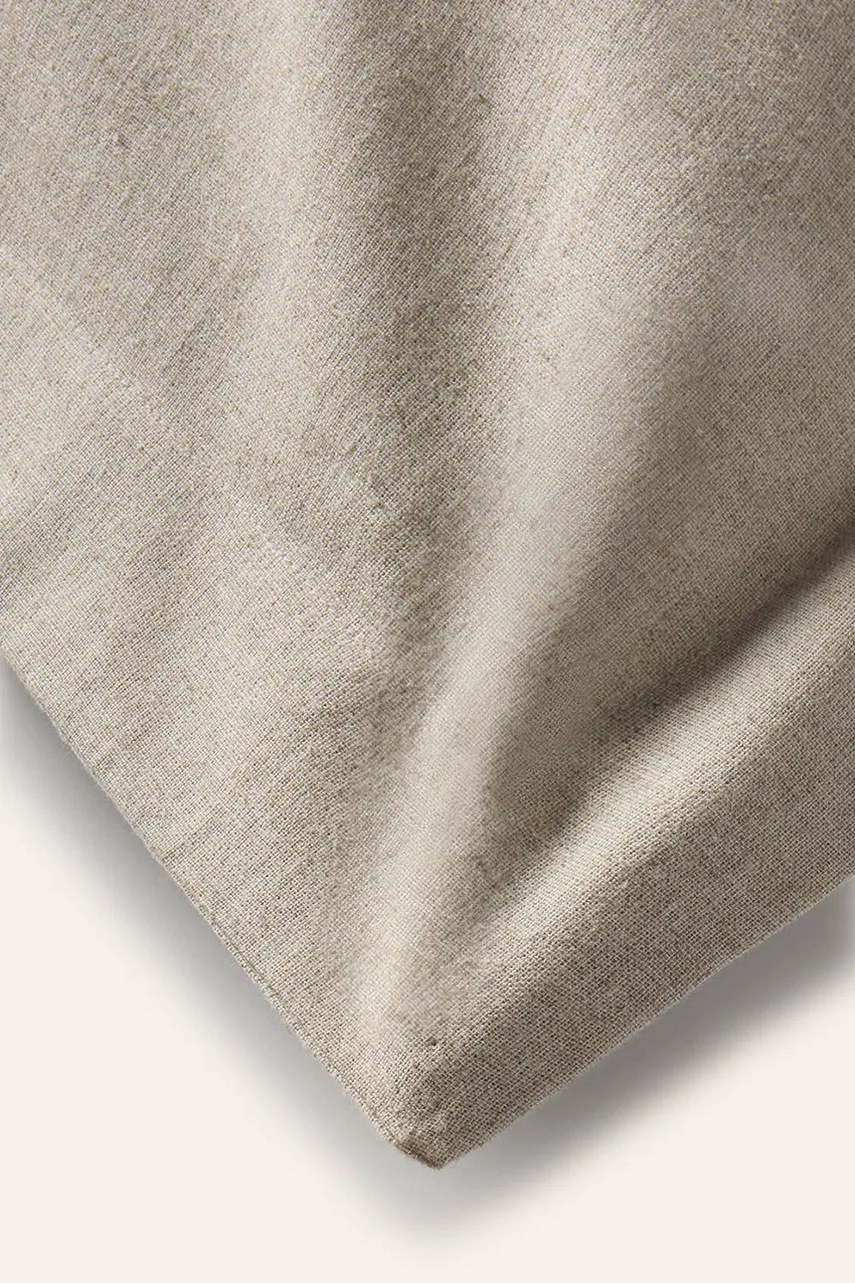 Льняная наволочка Calma House Leuka 60 x 60 cm цвет бежевый