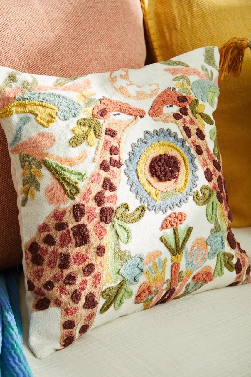 Διακοσμητική μαξιλαροθήκη Calma House Jirafa χρώμα: πολύχρωμο φωτογραφία