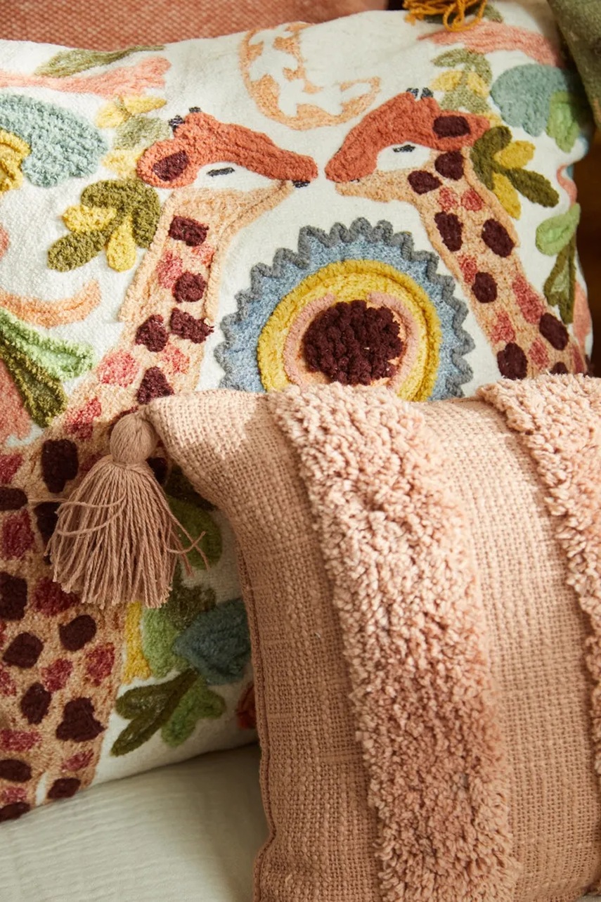 Διακοσμητική μαξιλαροθήκη Calma House Jirafa χρώμα: πολύχρωμο φωτογραφία